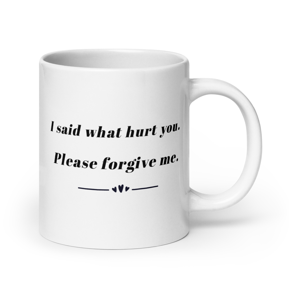 Please Forgive Me Mug – Sincere Apology Gift