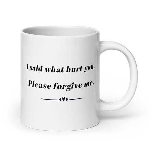 Please Forgive Me Mug – Sincere Apology Gift