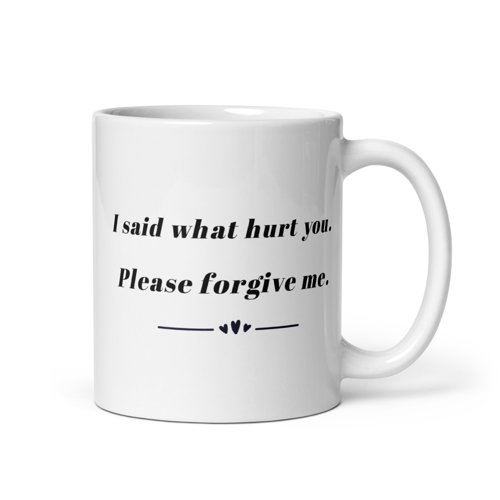Please Forgive Me Mug – Sincere Apology Gift