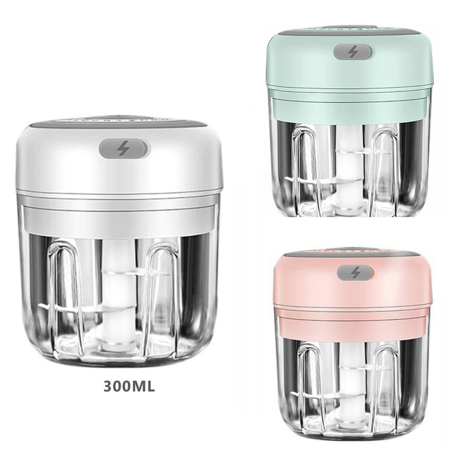 Mini USB Rechargeable Food Chopper (300ml)