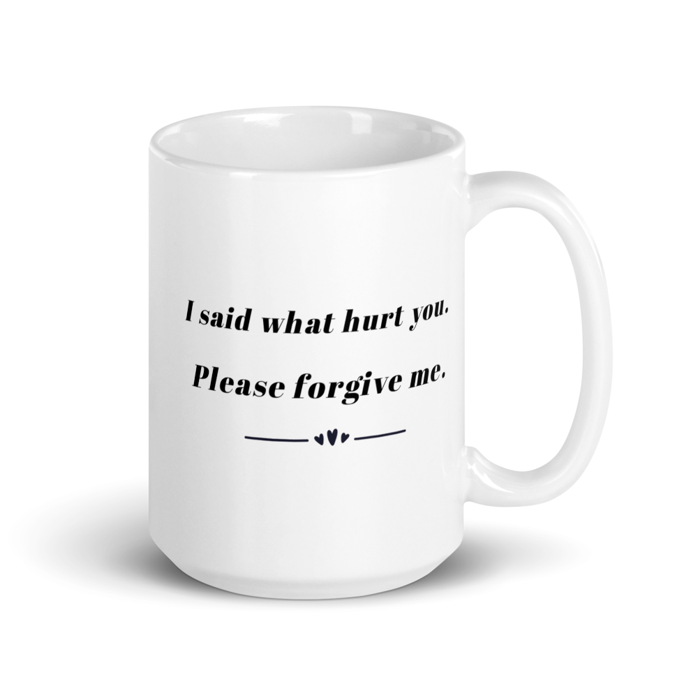 Please Forgive Me Mug – Sincere Apology Gift