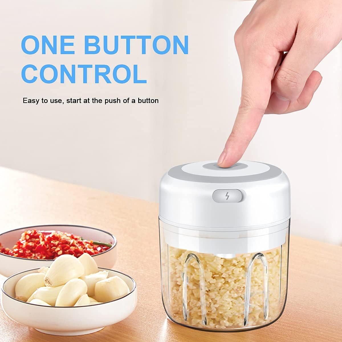 Mini USB Rechargeable Food Chopper (300ml)