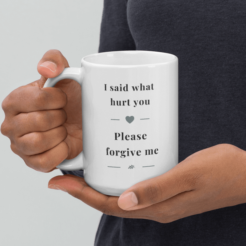 Please Forgive Me Mug – Thoughtful Apology Gift